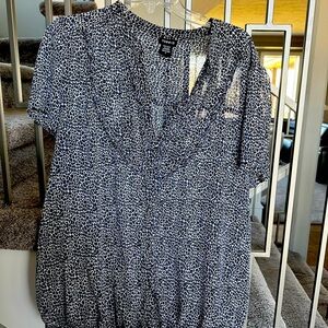 Torrid Black and White Women's Top